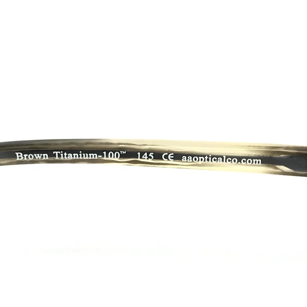 XXL Ti Series Eyeglasses Frames Riptide Brown Blue Titanium Rectangle 58-20-145